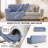 Stretch Pet Friendly Sofa Slipcover - Washable Couch Slip Cover Furniture Protector-51370895-51370891