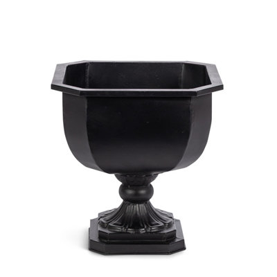 Faceted Chalice Planter, Soft White