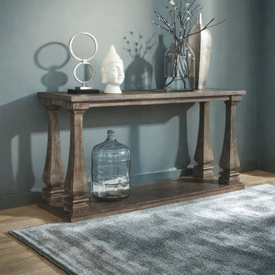 Modern minimalist wooden console table