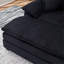 Canapé simple en velours côtelé 56,3 pouces avec 2 coussins décoratifs et un repose-pieds-1295780885