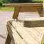 Strait 6 - Person Wood Patio Dining Set with Rectangular Table