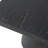 Square Pedestal Side Table in Black Finish