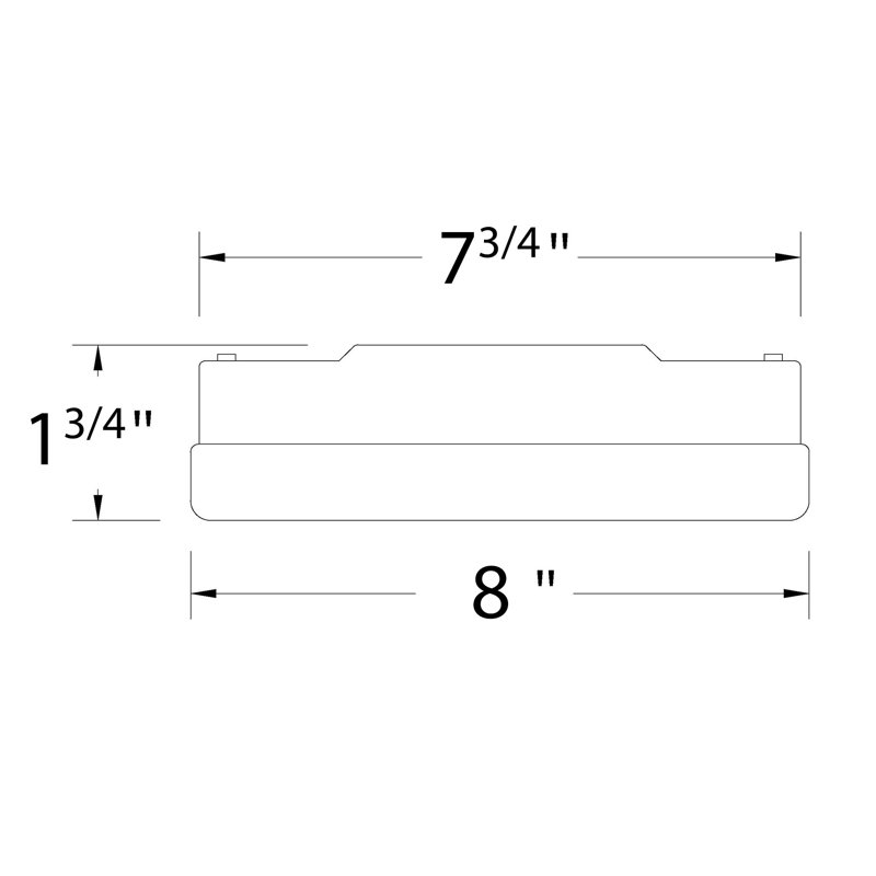 Ventilateur de plafond à DEL 1 lumière Aviator, Graphite, 2 700 K