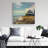 Evening at the beach - 32"x32" art on canvas