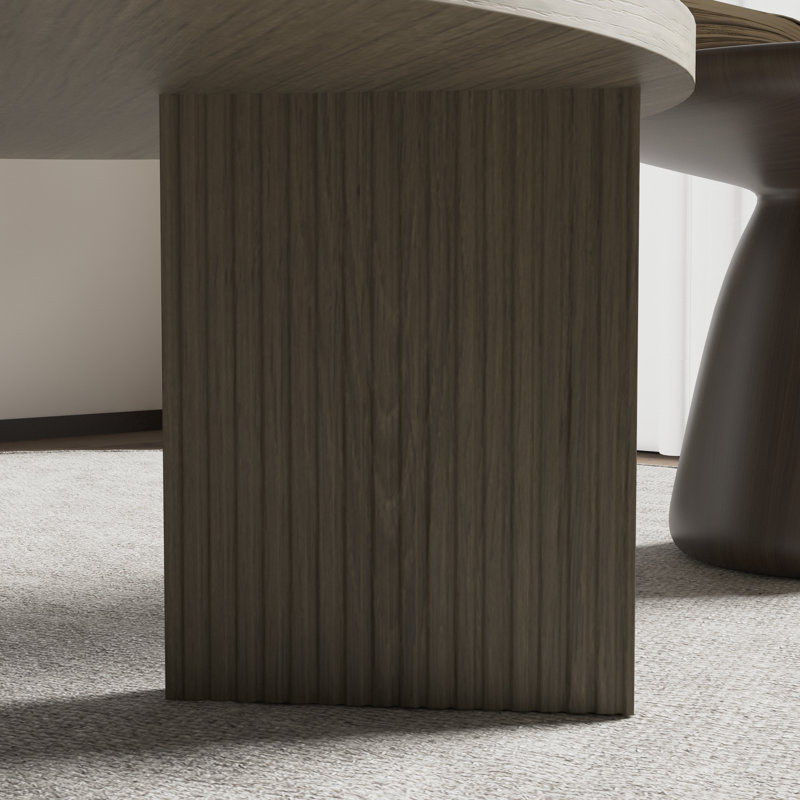 Table basse et table de bout, Gris