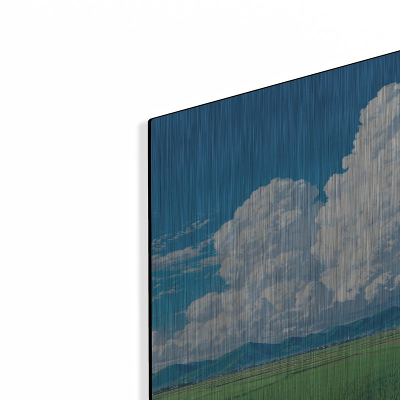  «Cloudy Skies 3» par Ann Klee, art mural en métal, 24 po x 16 po, H 16 po x l 24 po