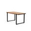 Table basse en bois massif noyer rustique 39 po x 21 pi 39,5 po Améliore le style familial