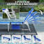 Patio Folding Chaise Lounge Chair With Face Hole And Side Table-1681421798