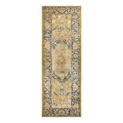 Tapis d'extérieur traditionnel Green_Unique Loom Nosara