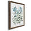 "Delicate Blue Botanical II", cadre photo, impression sur toile-61317176-61317179