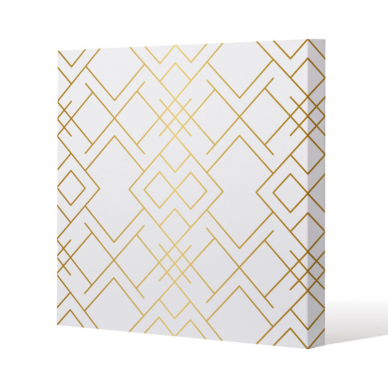 Geo Pattern Slim Style Canvas Print, 60 cm H x 60 cm W