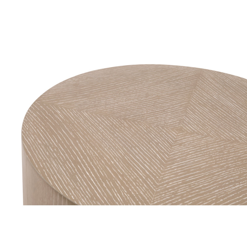 Roto Solid Wood Top End Table