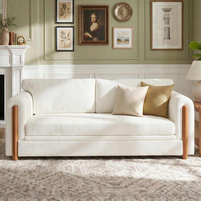 Modern 3-seater Upholstered Couch 79.1" Sofa Couch Accent Sofa and Small Space