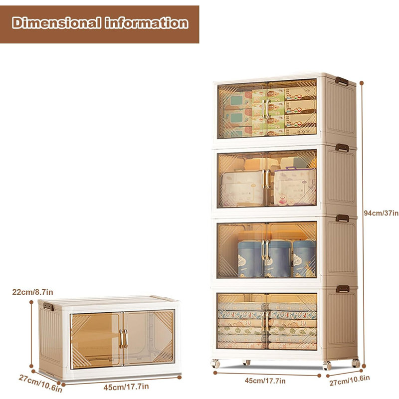 4 Drawer Storage Drawer