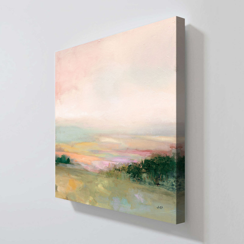 "Dark Glowing Valley" by Julia Purinton Print on Canvas, 36" H x 36" W