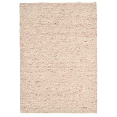 Hand Woven Wool Dark beige Indoor Rug