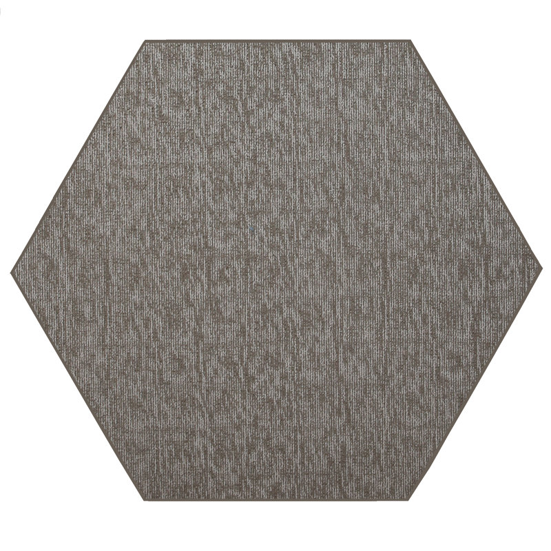 Tapis décoratif Elemental, Hexagone 2 pi