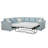 Northfield Two-Piece L Sectional With Queen Sleeper-103085011-103085019-124842283