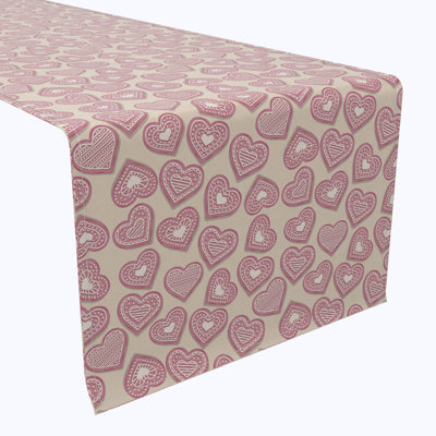 Rectangular Geometric Cotton Twill Table Runner
