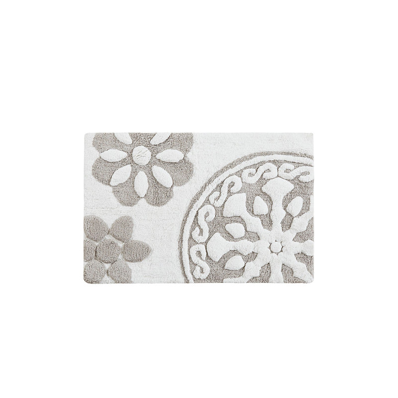 Tapis de bain en coton touffeté Medallion