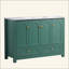 Meuble-lavabo pour salle de bain avec lavabo en résine, armoire de rangement abondante - 4 portes à fermeture douce et 2 tiroirs