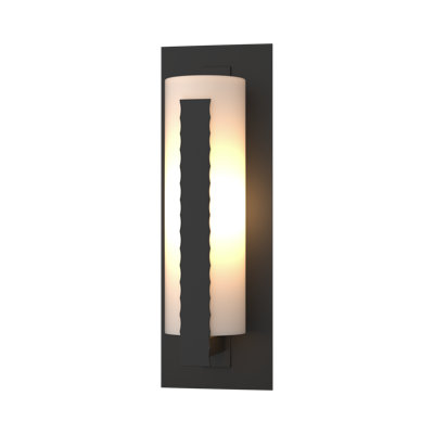 Forged Vertical Bar 1 - Bulb Outdoor Flush Mount