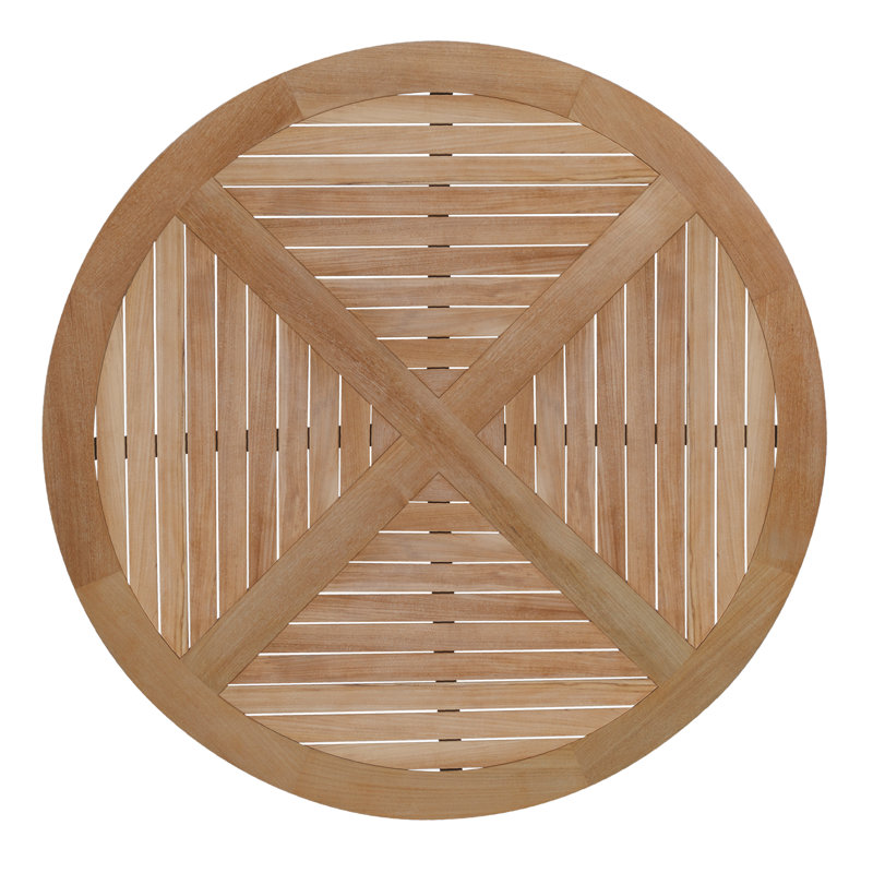 West Bay Outdoor Round Teak Dining Table