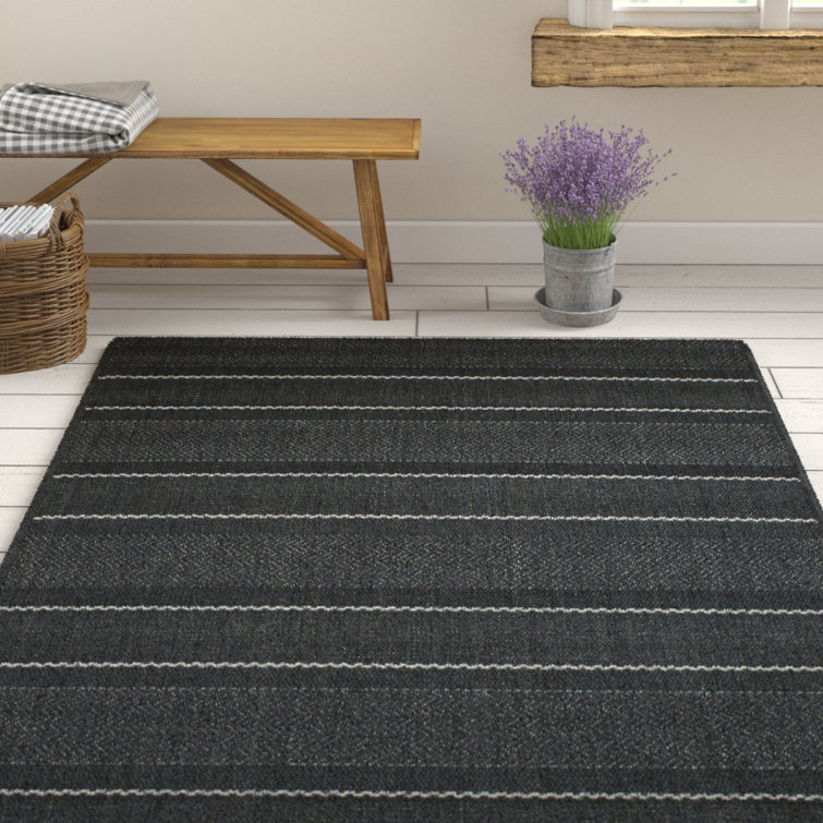 Orkanger Striped Indoor / Outdoor Area Rug