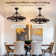 Arezo 27.17" Classic Black Caged Farmhouse Ceiling Fan With Light Kit And Remote Control