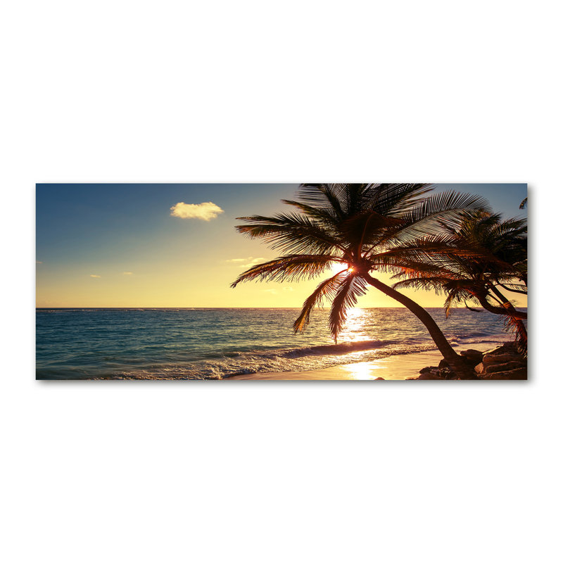 Tropical Beach - No Frame Print on Canvas