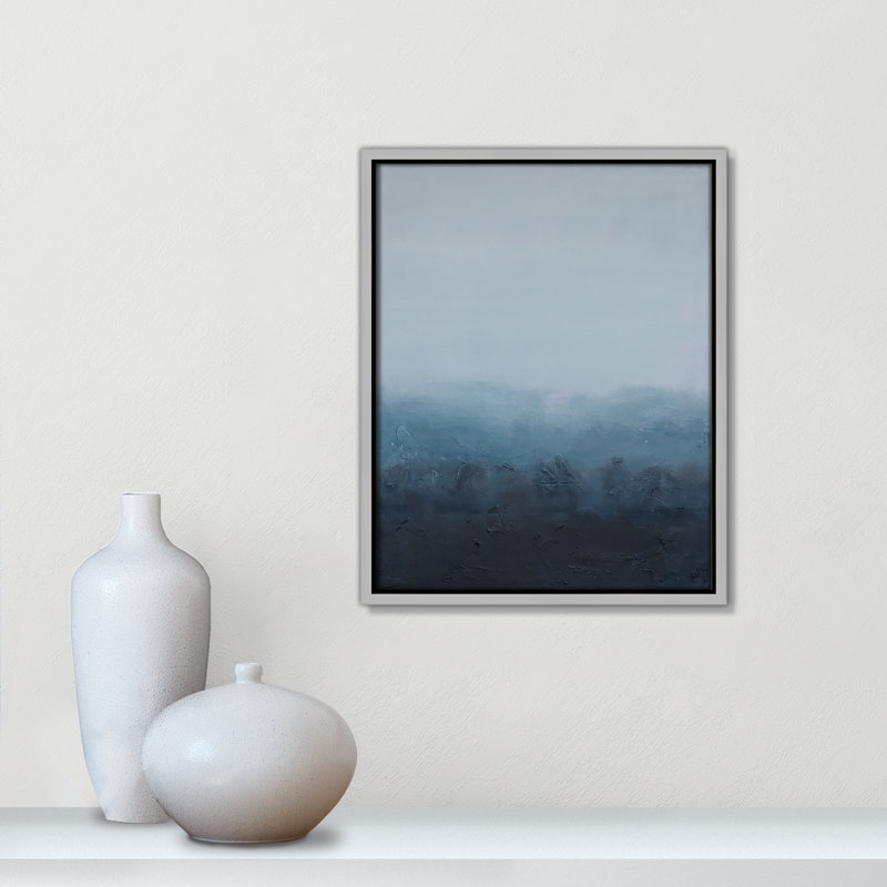 Elemental I Print by S.H. Khan, Silver Floater, 12.5'' W x 15.5'' H