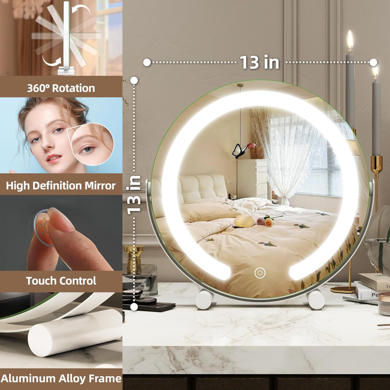 Miroir de salle de bain lumineux