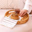 Plateau rond en rotin, plateaux décoratifs pour table basse, plateau repose-pieds, plateau de service tissé avec poignées, panier de service en osier-820614577