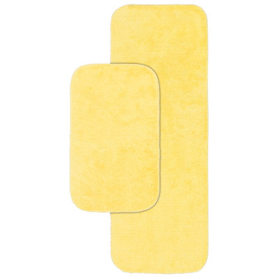 Ensemble de tapis de bain en nylon 2 pièces avec envers antidérapant Mccluney