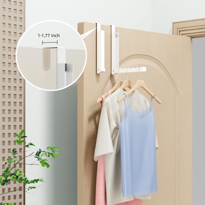 Over The Door Hanger Folding Clothes Drying Rack