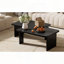 Table basse modulaire avec motif d'épissure - noir, 41,7 po x 35 po