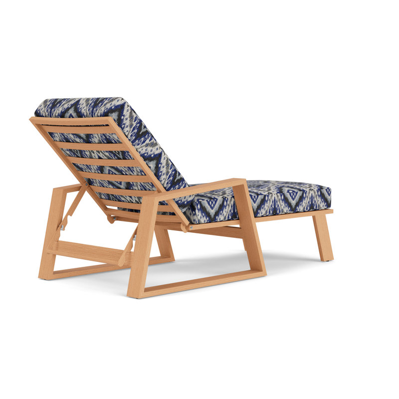 Pursuit Outdoor Chaise Lounge, Yoko Mediterranean