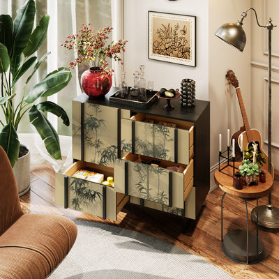 New Chinese Simple Style Sideboard
