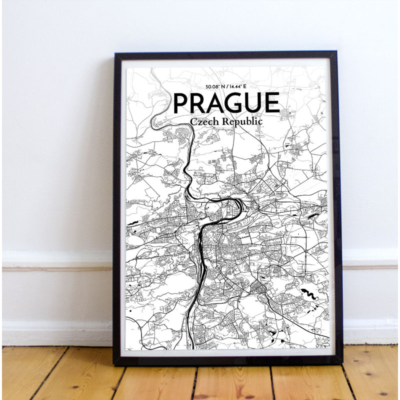 Prague - No Frame Print, 91.4cm H x 61cm W x 0.1cm D