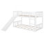 Lit simple superposé simple avec glissière et échelle, parfait pour les pièces partagées, offrant confort, sécurité et plaisir pour une vie d'utilisation.