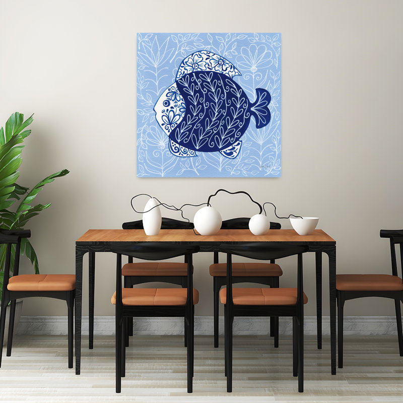 Art côtier chinois, H 32 po x l 32 po
