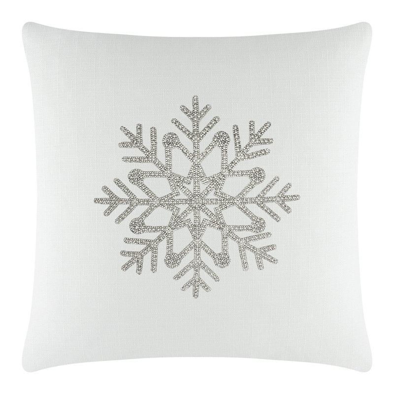 Sparkles Home Snowflake Throw Pillow