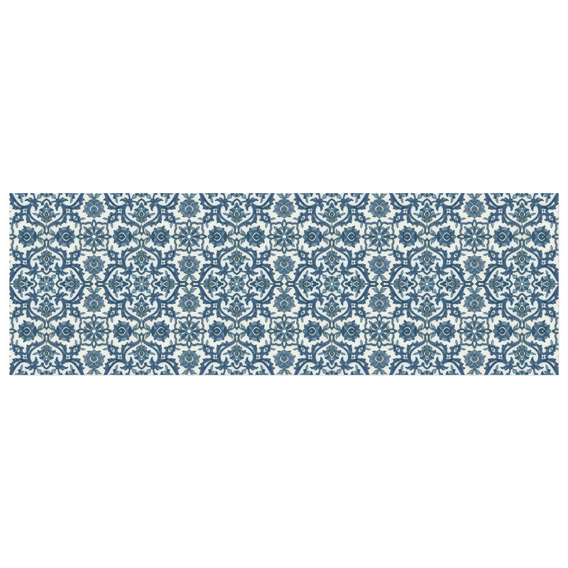 Un-Rug Damascus Low Profile Kitchen Mat by Matterly, Runner 2' x 6'