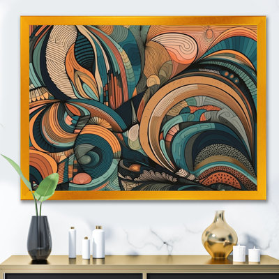 Pastel Color Boho Artwork III - Minimalism Canvas Art Print