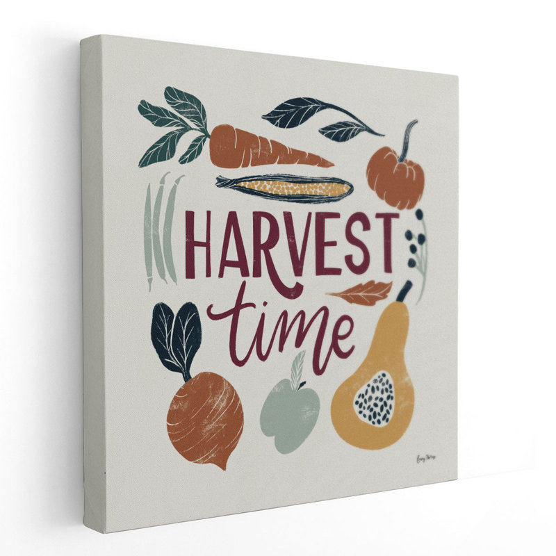 Harvest Harvesting I - reproduction d'art sur toile, H 24 po x l 24 po