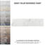 Classico Carrara 3" x 12" Ceramic Stone Look Subway Wall Tile