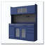 Grande armoire de rangement autoportante avec buffet et café