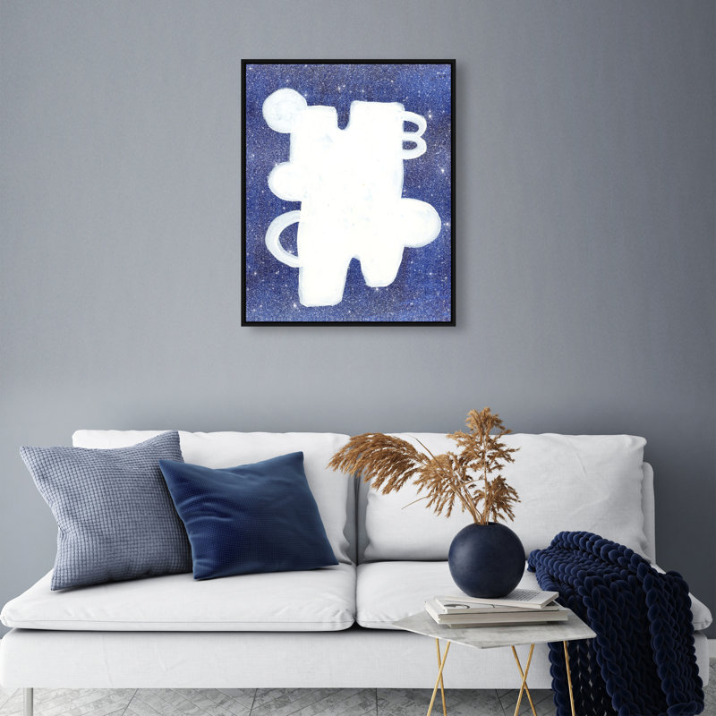 Santana VII Canvas Abstract Print by Oliver Gal, Black Frame, 16 x 20, 25"H x 21"W, Black Frame