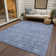 Machine Washable Indoor/Outdoor Chantille ACN1133 Denim Rug