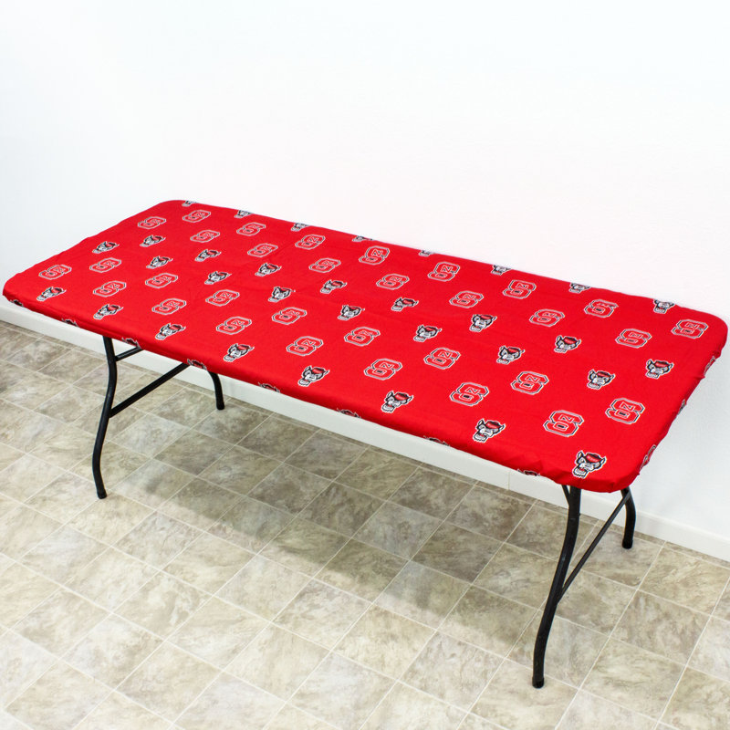 NCAA Outdoor Patio Table Cover, 96" W x 30" D, North Carolina State